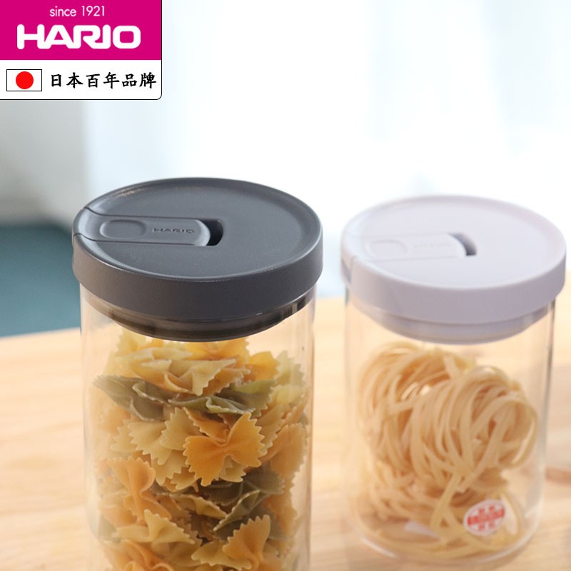 日本HARIO咖啡豆食品小号玻璃密封罐