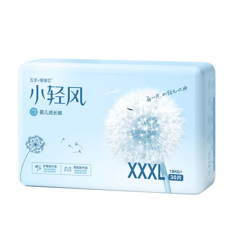 ���ڲ���������FIVERAMS������оС���Ӥ���ɳ���XXXL��30Ƭ��17-20kg����ʪ͸��ҹ��