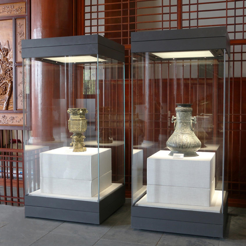 可狄博物馆展示柜艺术品展览柜雕像展示台玻璃文物展柜古董陈列柜定做