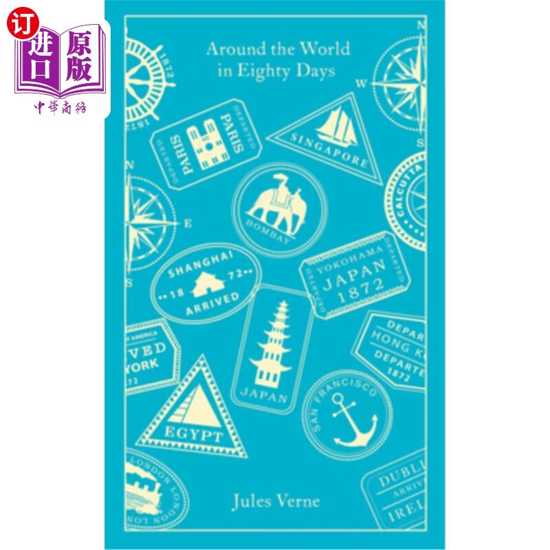 海外直订around the world in eighty days 八十天环游世界