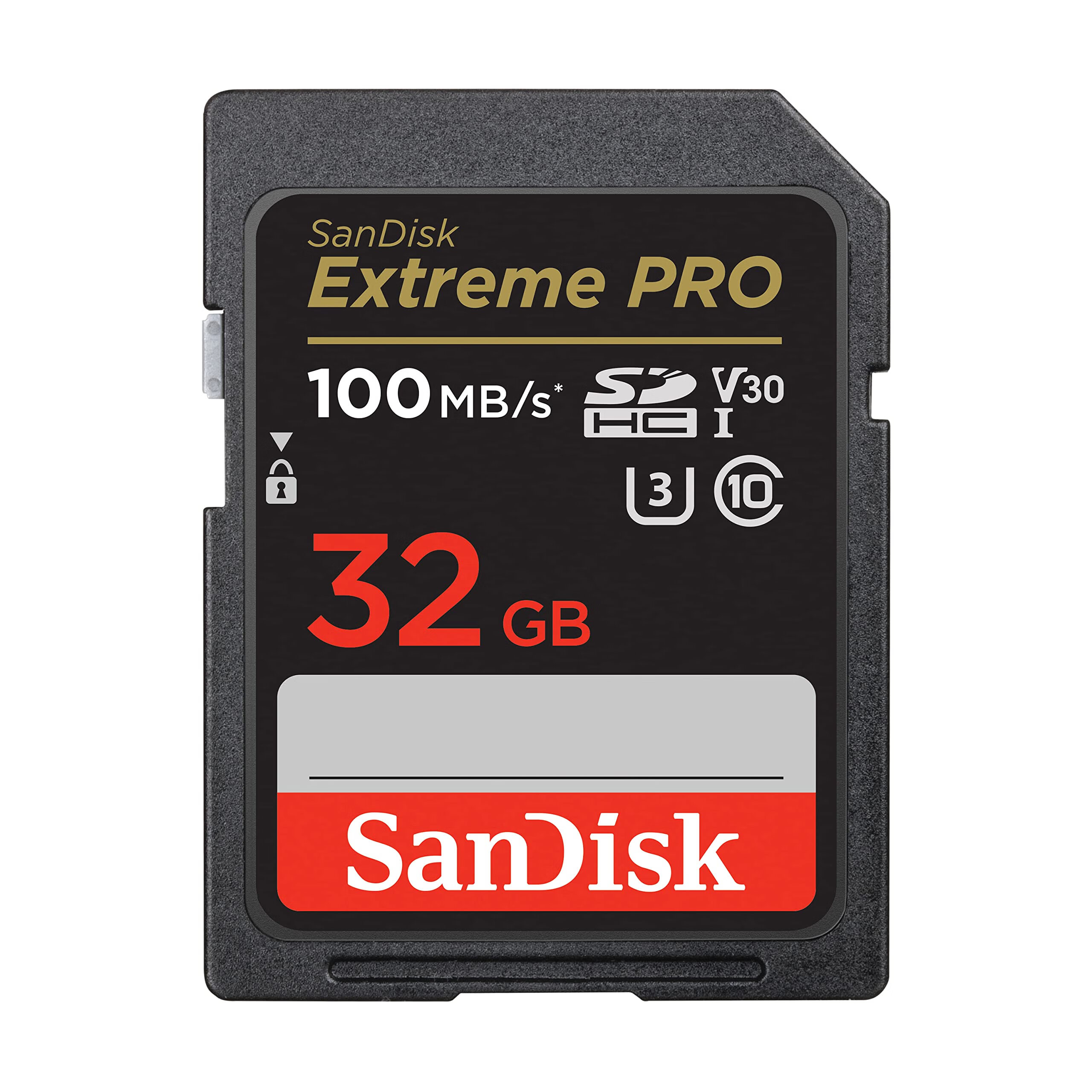 SanDisk Extreme PRO SDHC UHS-I 32GB 卡 - C10、U3、V30、4K UHD