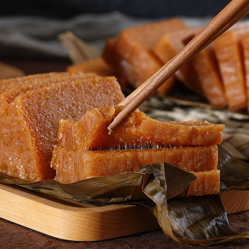 千畅安贵州特产黄糕粑黄粑黔南瓮安小吃南北糯米小黄粑竹叶糕 黄粑1斤