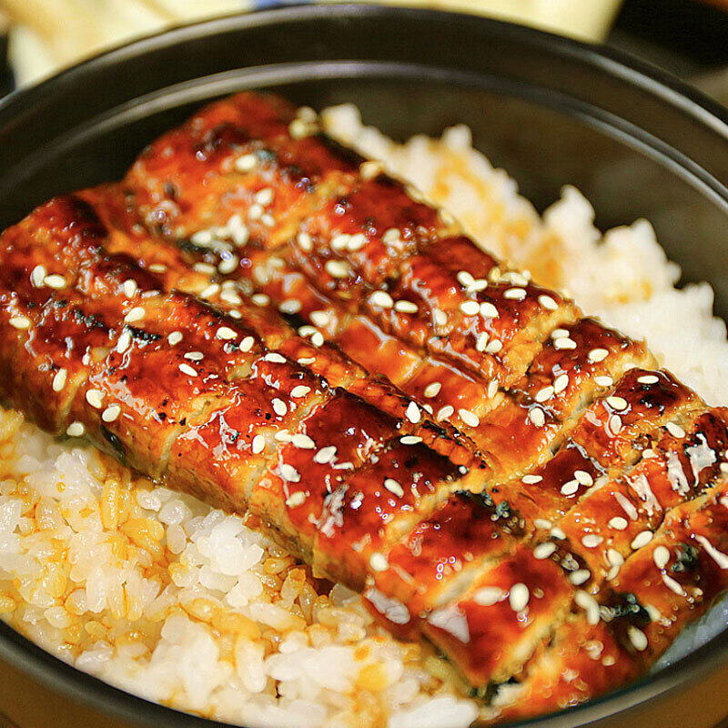 虎钢馋日式蒲烧鳗鱼500g网红整条袋装加热即食寿司料理刺身大烤鳗鱼饭