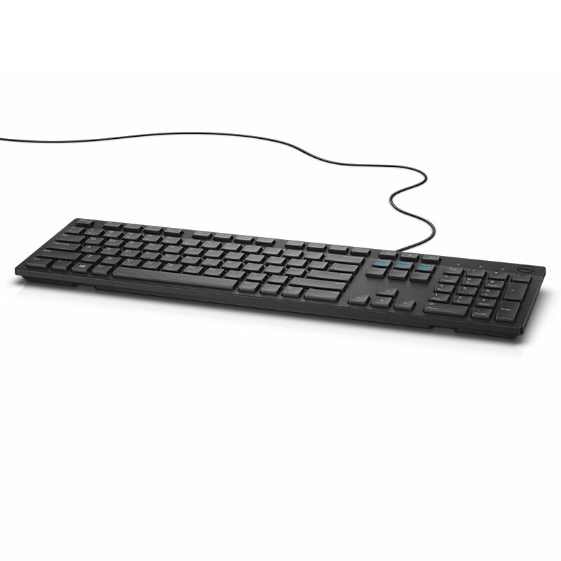 戴尔（DELL） 原装有线键盘USB键盘笔记本台式电脑一体机办公通用外接键盘 黑色 KB216