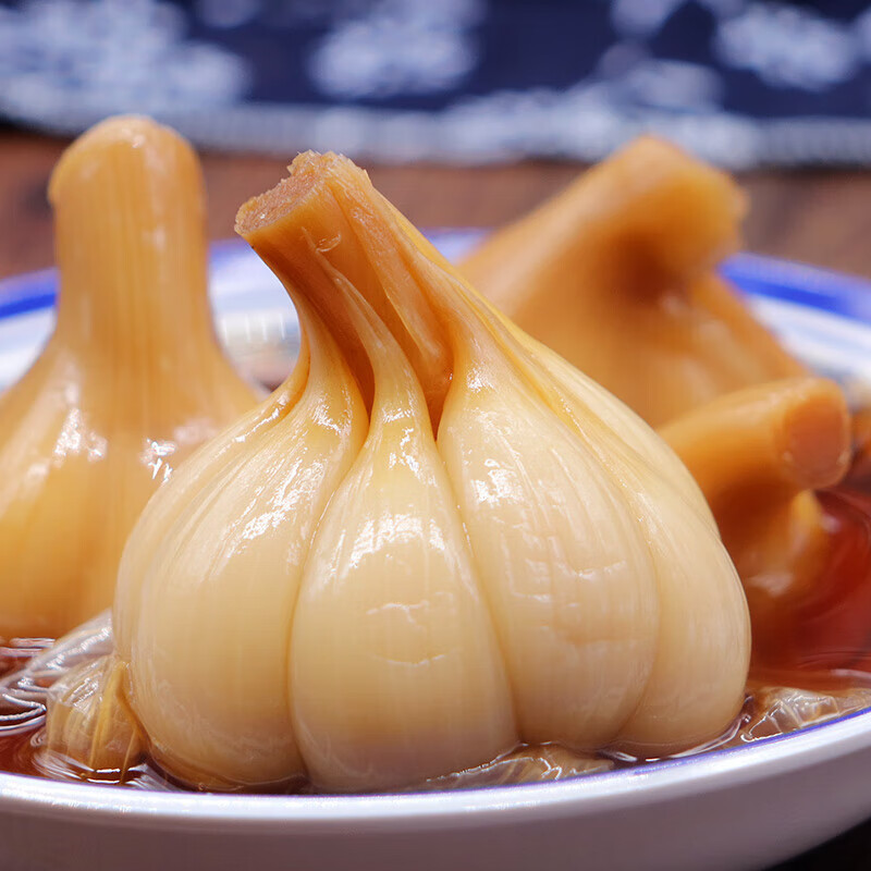 羽芝曼糖蒜头 糖醋蒜 农手工糖蒜头 糖蒜 甜蒜腌泡大蒜头泡菜200g