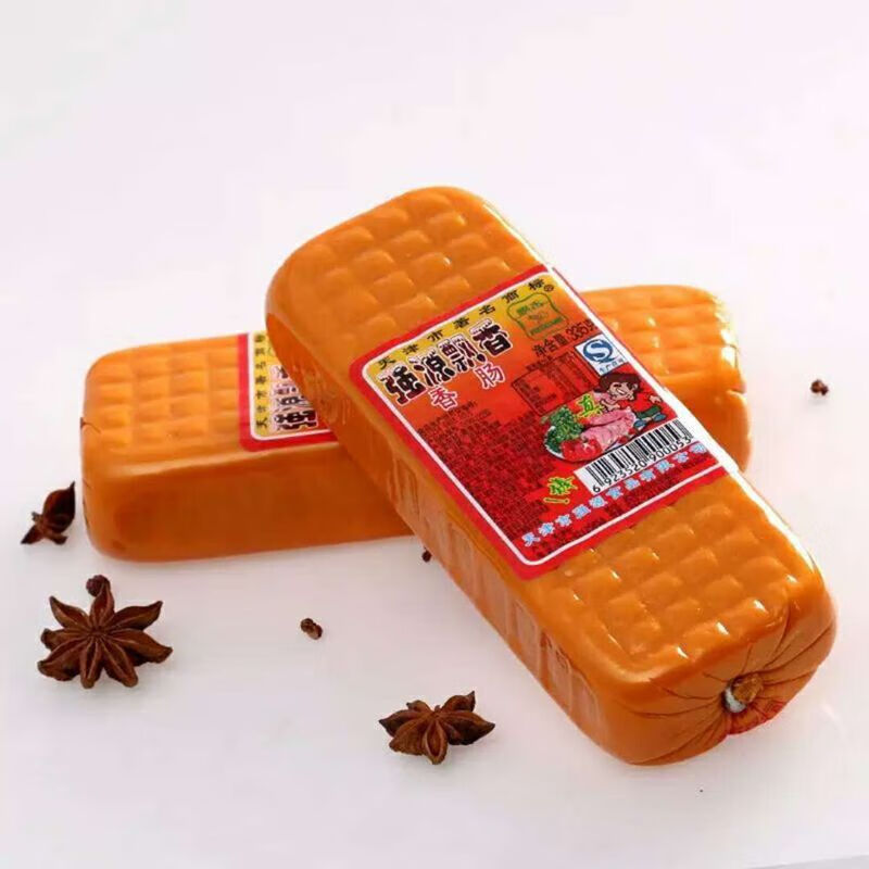 火腿肠早餐即食方形火腿肠傻子肠午餐肉寿司泡面搭档 335g牛肉味 飘香