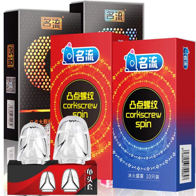 名流避孕套安全套凸点螺纹激点大颗粒冰火物理延时加粗加长蘑菇头龟套