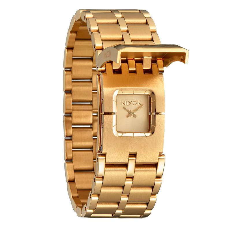 尼克松(nixon)手表 金色方盘女士时尚休闲女表 腕表 confidante 默认