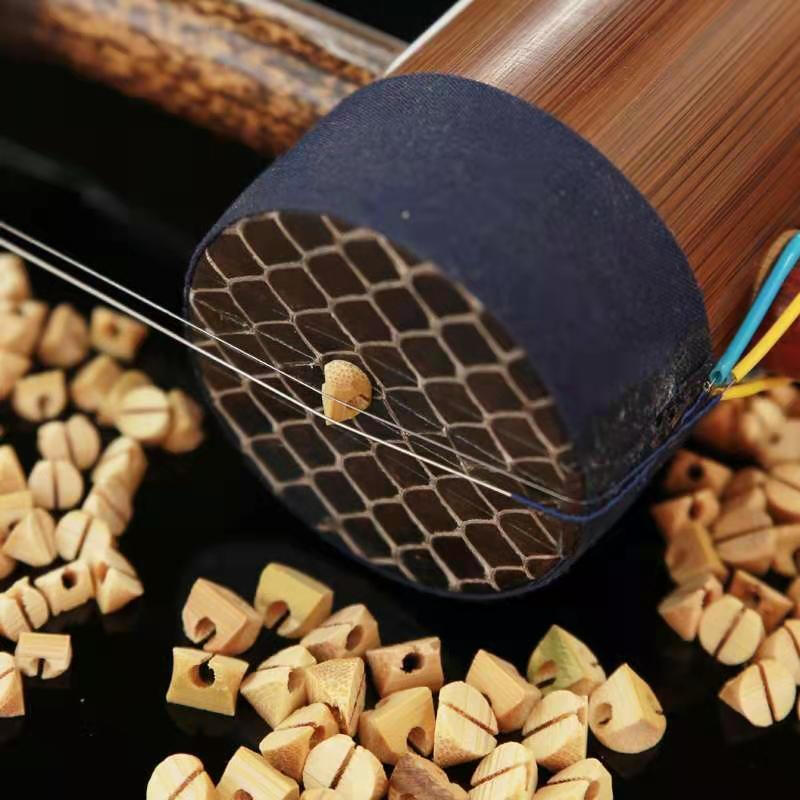 京胡竹制码二簧西皮通用码子京二胡琴码京胡乐器配件手工制作码子