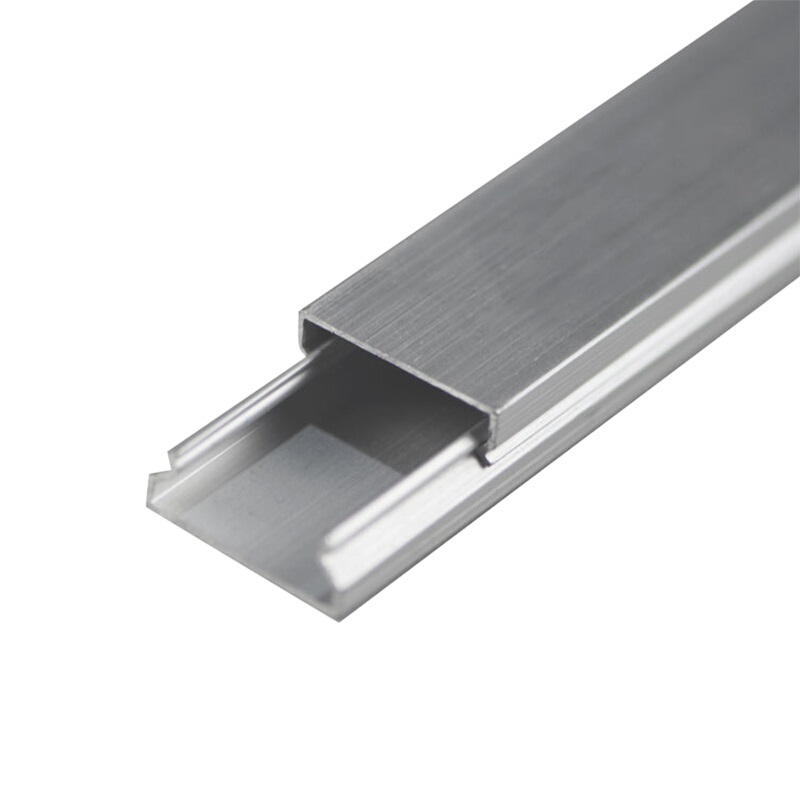 线槽 20*10 加厚铝合金明装灯槽铝合金桥架点光源灯槽桥架线槽(1米价)