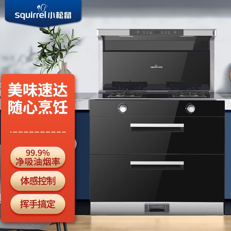 小松鼠(squirrel)小松鼠(squirrel)x511保洁柜集成灶侧吸抽油烟机烟灶
