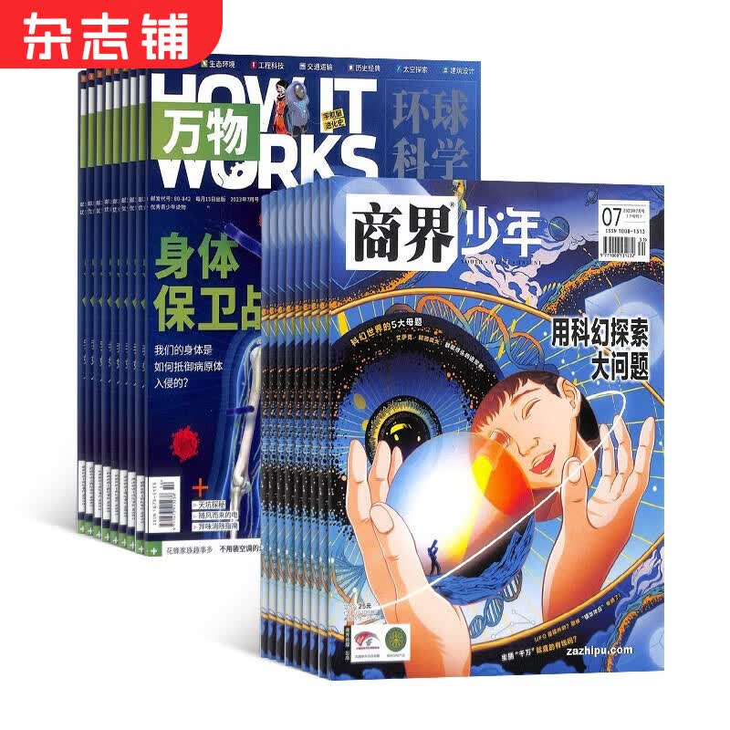 商界少年（1年共12期）+万物(带音频）（1年共12期）杂志组合 2024年1月起订 杂志铺怎么样,好用不?
