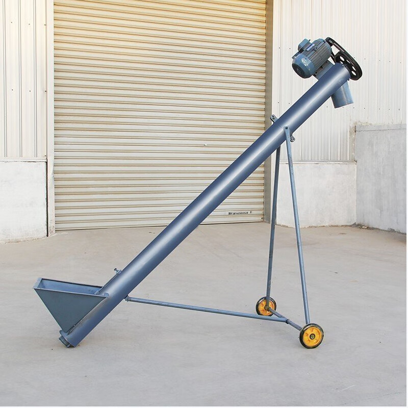 迪凡小型螺旋输送提升机 绞龙螺旋输送机粮食提升机小型304不锈钢上料