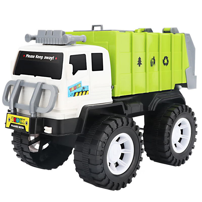 仿真大号垃圾车分类车挂桶滑行玩具儿童城市环卫车组合玩具车模型