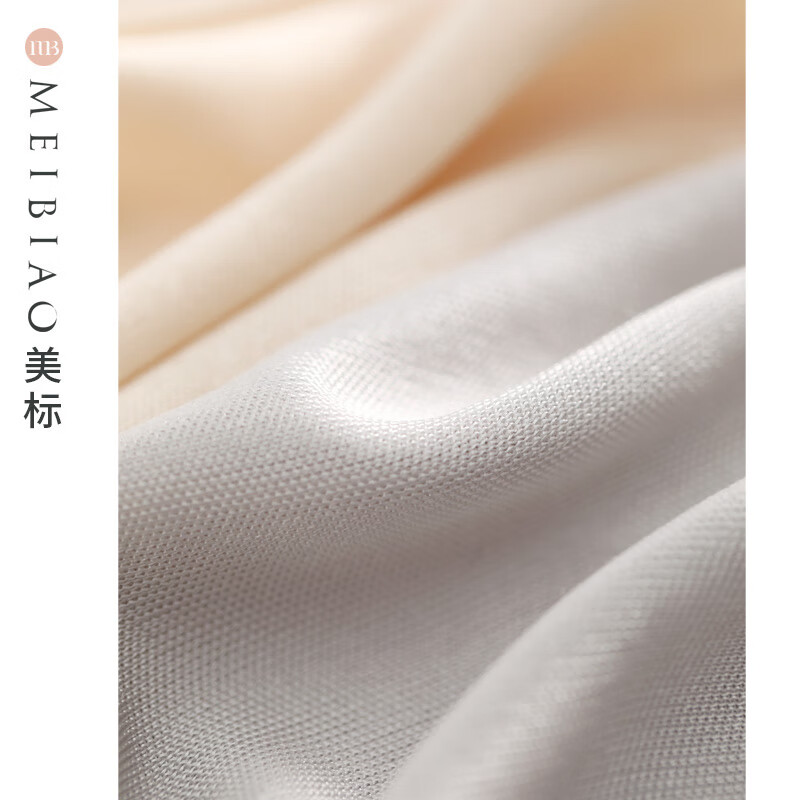 美标女士春夏针织蚕丝基础打底无袖背心简约舒适修身内搭上衣 黑色 L