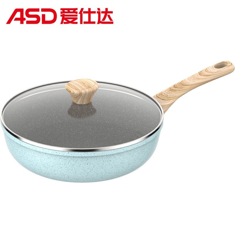 爱仕达(asd)炒锅新不粘炒菜锅 28cm  cl28s2tg