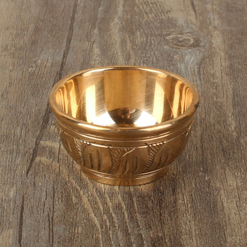 主人杯单杯子功夫茶杯复古纯铜茶碗小手工品茶杯贪l 迷你小号 25毫升