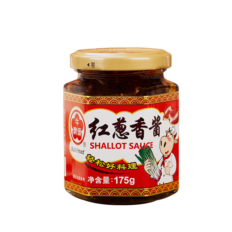 牛头牌中国台湾 红葱香酱175g香葱酱红葱头酱拌饭拌面酱葱油凉拌菜