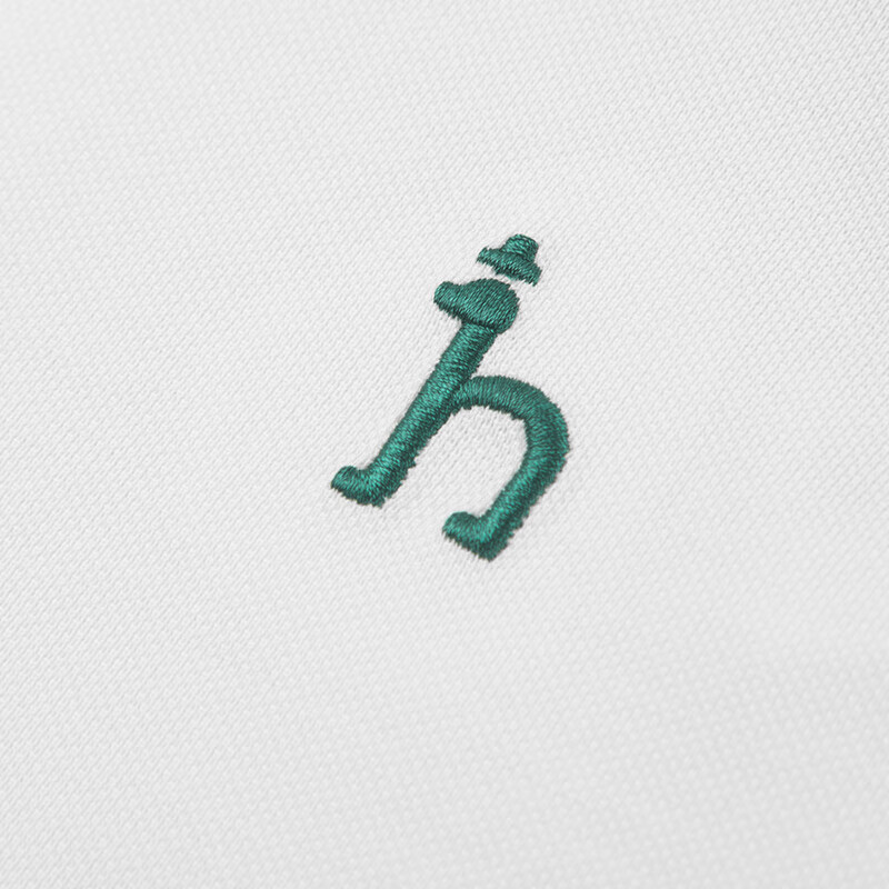 哈吉斯(HAZZYS)品牌童装男童T恤夏季新款干爽透气排汗弹力宽松短袖POLO衫 本白 165