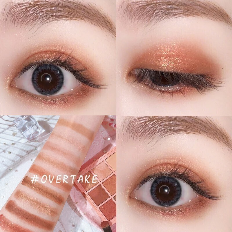 3CE 三熹玉九色纷呈眼影盘 9宫格眼影盘8.1g #OVERTAKE橘棕盘 进口超市