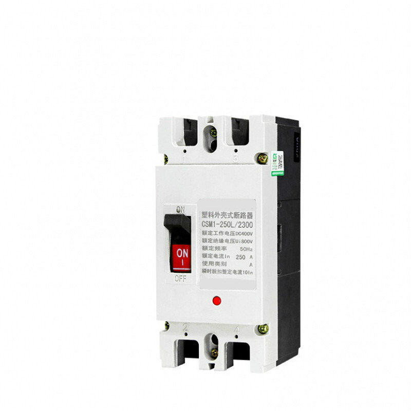 直流空气开关 塑壳断路器100a 500v光伏空开160a保护器200a250a 1p