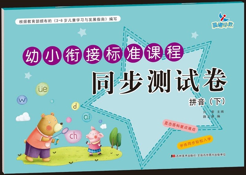 幼小衔接标准课程 同步测试卷 拼音（下）