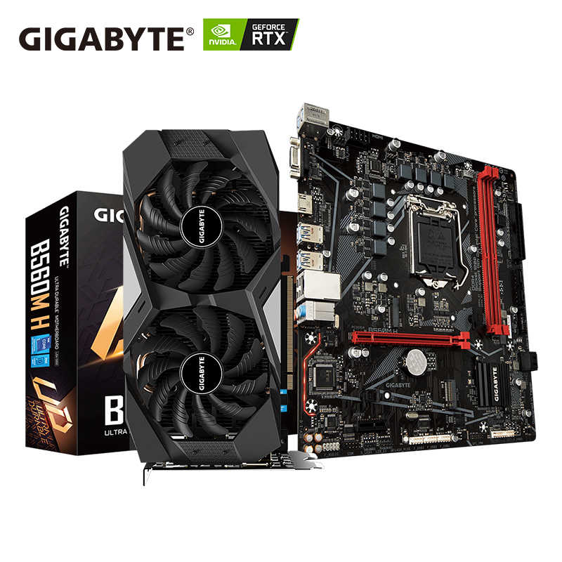 技嘉(gigabyte)rtx 2060 oc/d6 6g 台式机游戏电脑显卡 rtx2060 d6 b