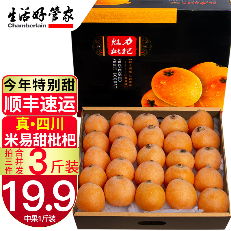 生活＆好管家 四川米易高山枇杷大五星甜枇杷健康轻食枇杷果生鲜新鲜水果 中果带箱3斤装[净2.5-2.7]怎么看?