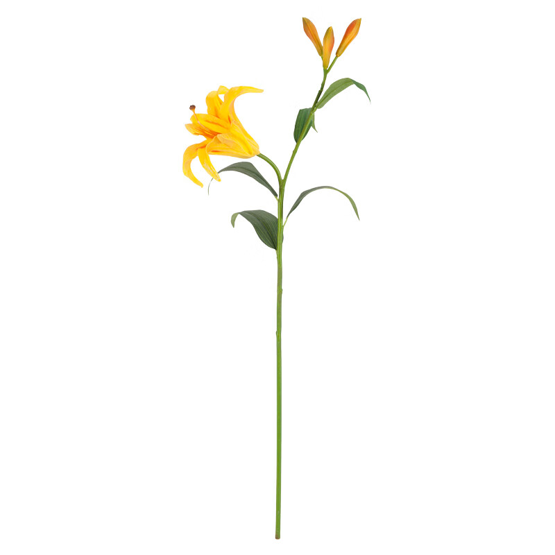 阿马福云萱草花假花母节妈妈生日花卉仿真萱草花假花干花束礼物幼儿园