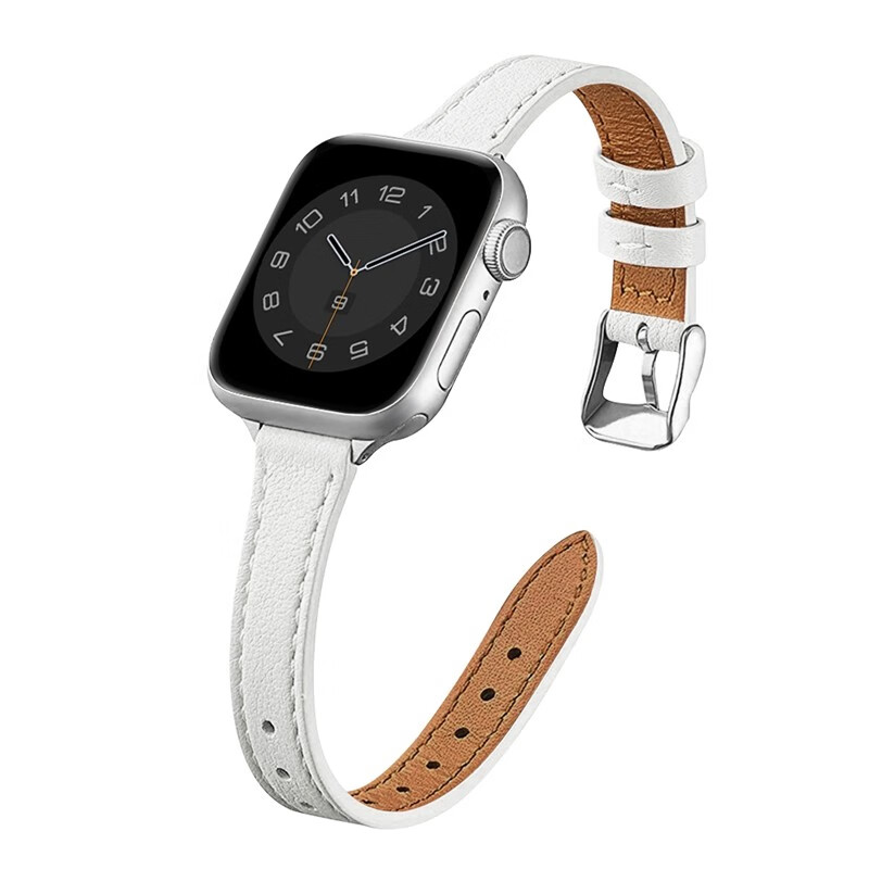 avigers适用苹果手表iwatch ultra2小蛮腰真皮表带applewatch s9/8/7