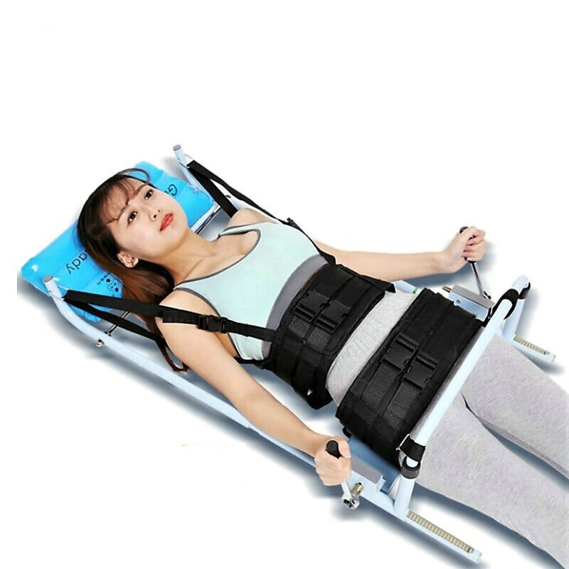 天蓝色_b03腰椎牵引器