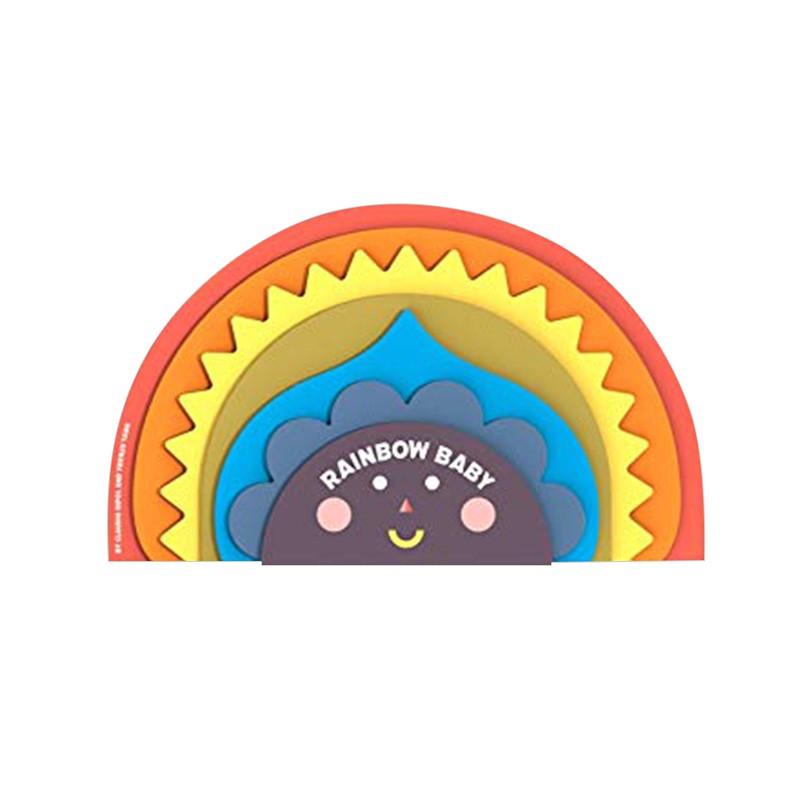 【现货】彩虹宝宝rainbow baby 趣味可爱五彩立体书 英文原版 0-3岁