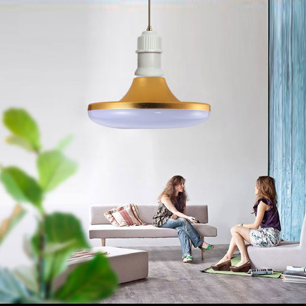 千惠侬led灯泡超亮飞碟灯e27螺口家用节能灯泡厂房仓库大功率照明光源