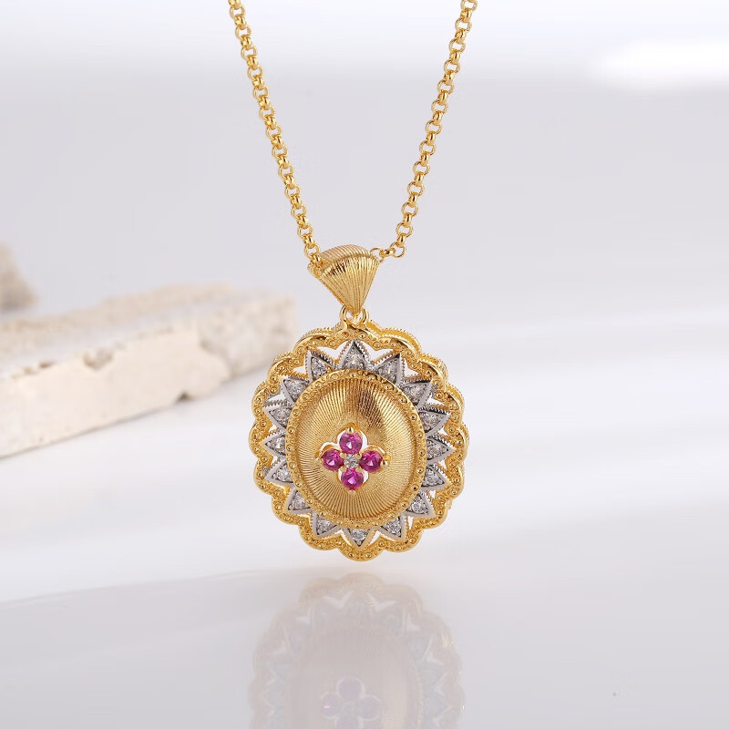 览日鸟新品  法式复古项链女百搭小众项饰锁骨链女感轻奢饰品批 h0