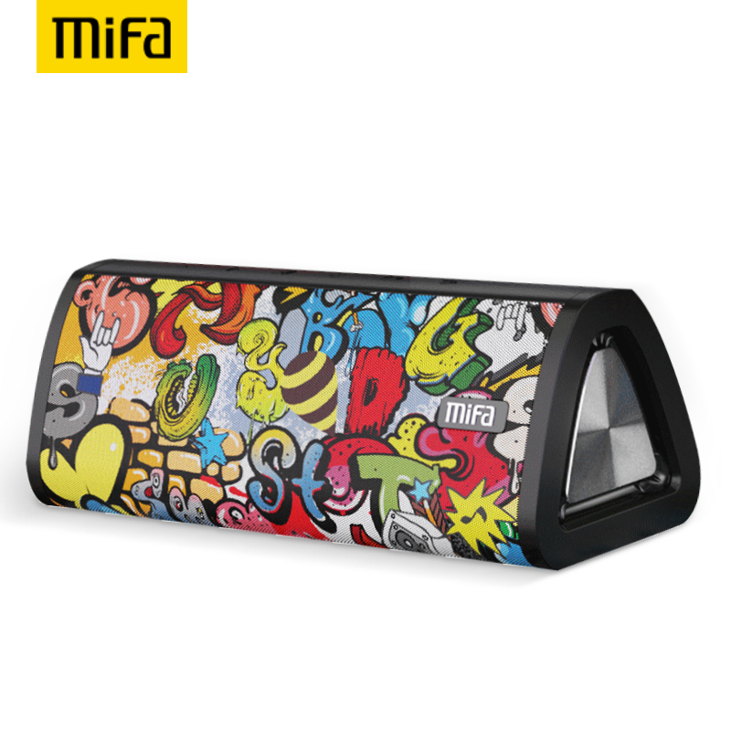MIFA A10+无线户外蓝牙音箱超重低音炮大音量随身运动便携式车载手机插卡播放器收款播报迷你小型电脑小音响