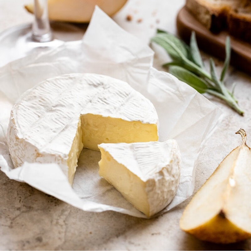 法兰希（ILE DE FRANCE）法国进口奶酪金文布里布兰软质芝士流心天然乳酪即食cheese BRIE 小金文125G*3