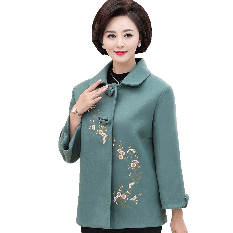 冬季时尚必备:中老年女性毛呢宽松外套——京东中老年女装历史价格走势分析