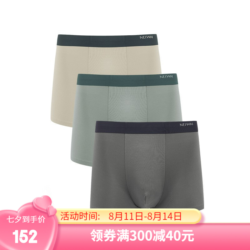从历史价格到品牌推荐:NEIWAI内外多色组合平角内裤