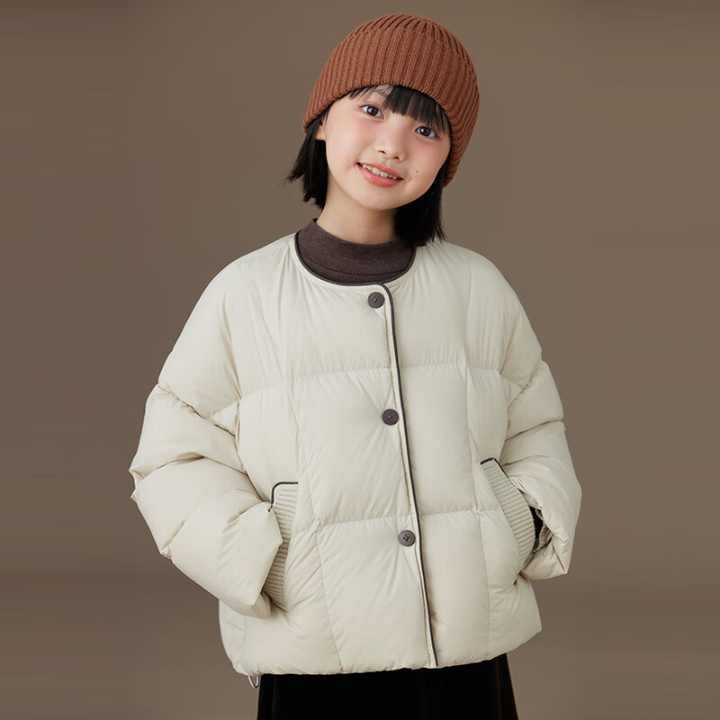 ���ݹ���ͯװ��ͯ���޷���ɫ��ͯŮͯ�������׼�Լ�ٴů��װ�¿� ��ɫ 140cm 179.5Ԫ