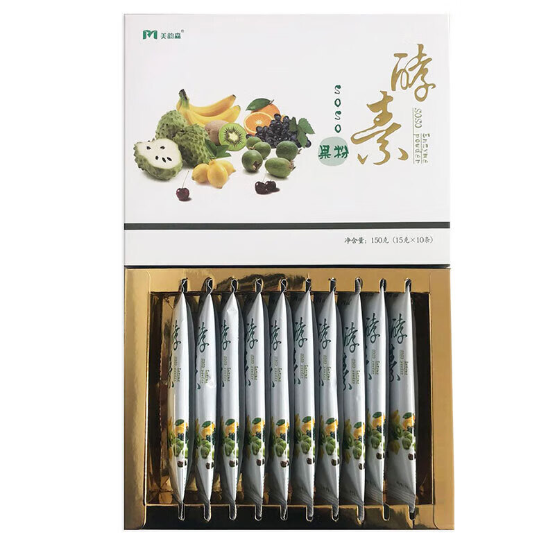 美韵森酵素果粉果冻条果蔬东方韵酵素粉古御纤秀贴 美韵森果冻1盒