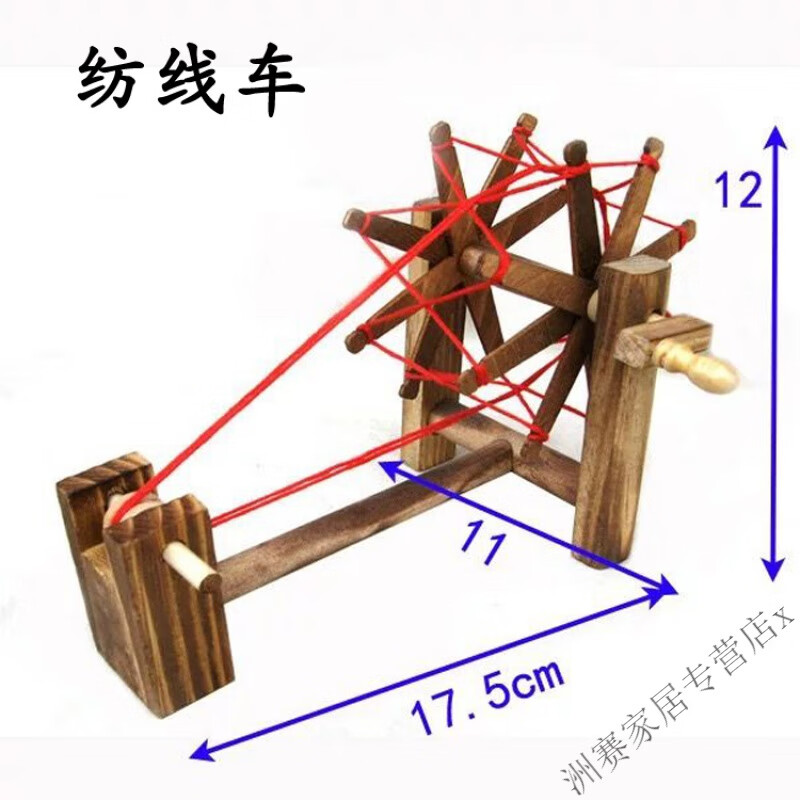 家小优2023新款手工竹制品摆件竹制品风车竹工艺品仿真桌面摆件农具