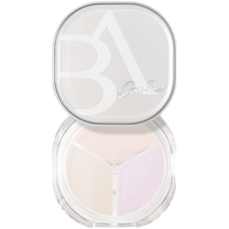 海蓝小屋芭贝拉三色散粉定妆粉拼色蜜粉持妆控油不易脱妆修饰肤色