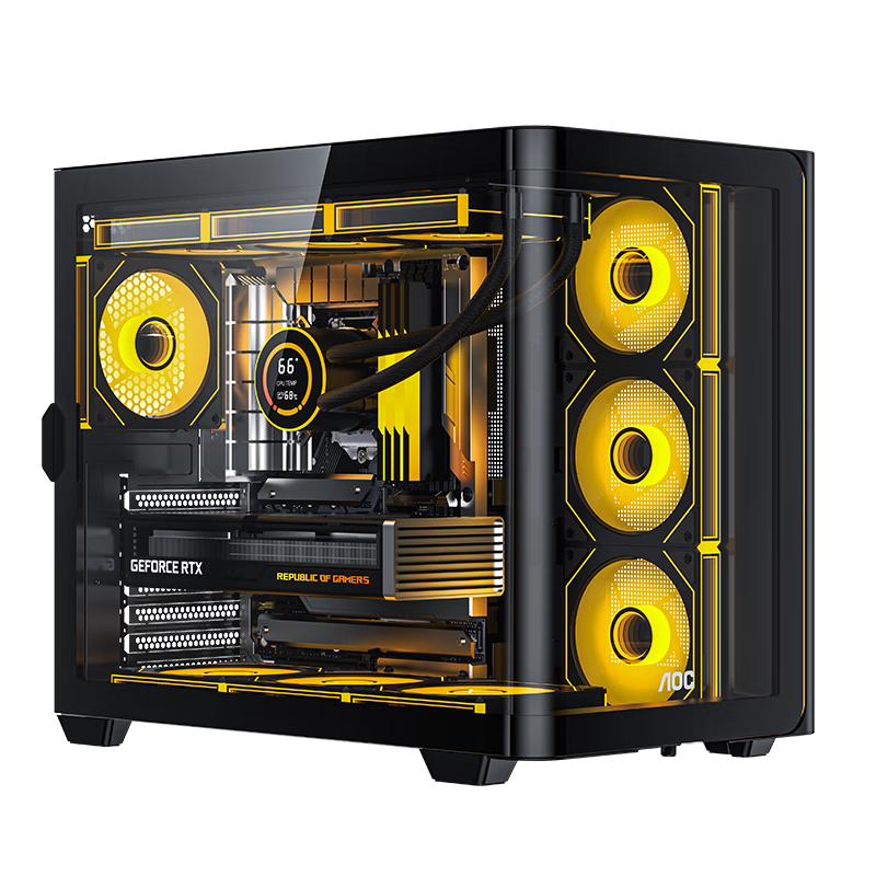 AOC칭CG455ɫ ATX̨ʽԺ һʽ䲣/10λ/360ˮ/ҷֲ/