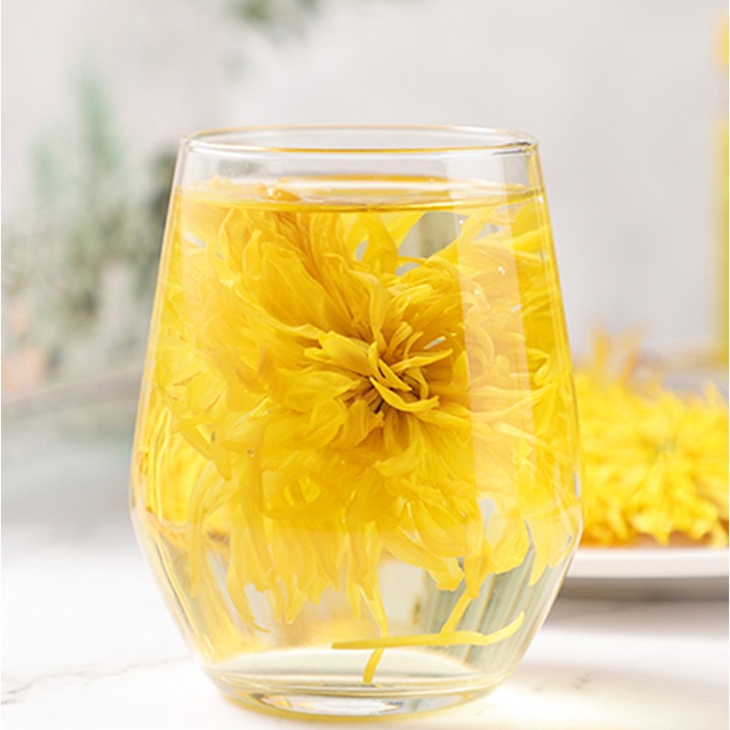 悟道(wudao)菊花茶金丝皇菊60g 胎菊贡菊  一朵一杯泡开约6-8cm