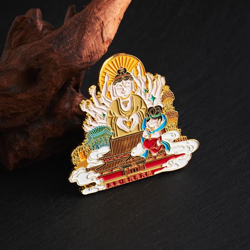 河北博物院原创正定隆兴寺六绝冰箱贴文创旅游景点城市纪念品送礼