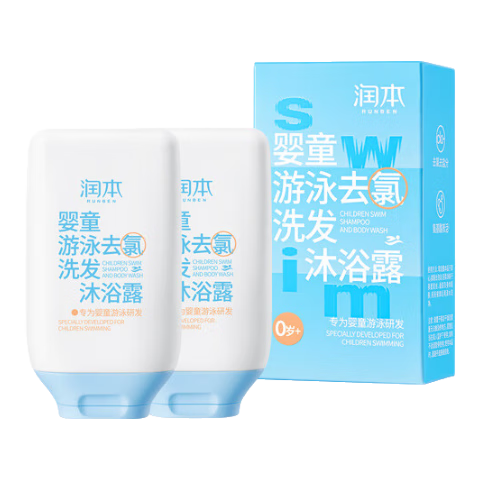 ���ڲ������󱾣�RUNBEN��Ӥͯ��Ӿȥ��ϴ����ԡ¶��Ůͯϴ���ºͱ�ʪϴ�����һ������ԡ�� 99ml 2ƿ ��ȥ��ϴ��2��1��