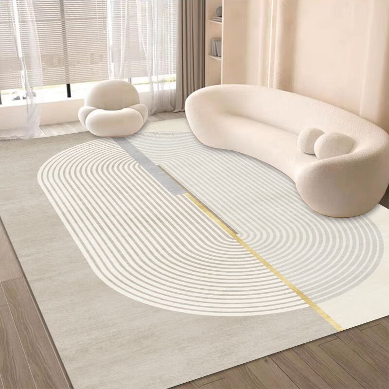 静月客厅地毯侘寂风新款ins奶油风茶几毯沙发地毯大尺寸吸水毯子耐脏 概莫能外 80*160CM