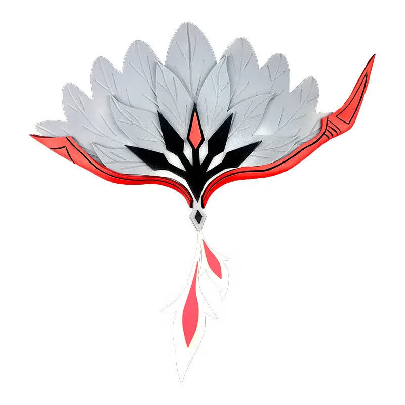 第五人格红蝶扇子  第五人格服道具红蝶仙鹤扇子白无垢美人相般若相花
