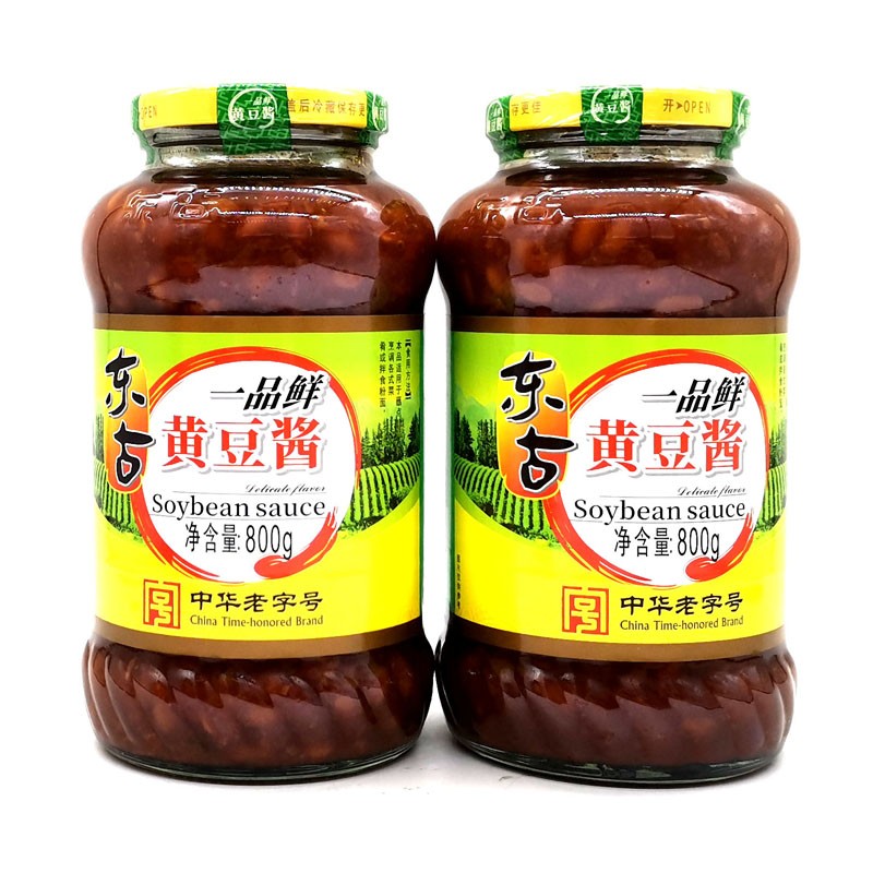 东古一品鲜黄豆酱800g/瓶 原味2瓶