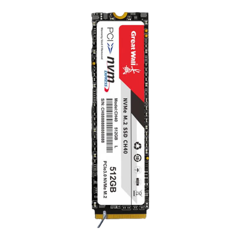 ǹ̬ӲCH30/CH40 M.2ӿNVMeЭPCIe 3.0x4 ̨ʽʼǱϷSSDٶдȫ洢 CH40-512GB 395Ԫ
